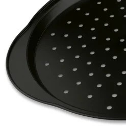 KONIGHOFFER FORMA DO PIZZY BLACK Z UCHWYTAMI 37X33X2CM