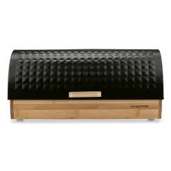 KONIGHOFFER GEOMETRIC CHLEBAK BAMBUSOWY CZARNY 36X25X16,8CM