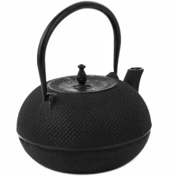 KONIGHOFFER HANAKO Żeliwny imbryk do herbaty z zaparzaczem 1,8 l / czarny