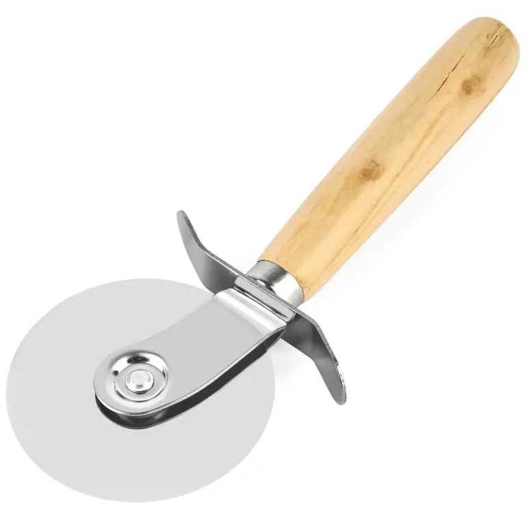 KONIGHOFFER Kamień do pieczenia pizzy 33 cm ze stojakiem + nóż do pizzy / kamień + stal nierdzewna