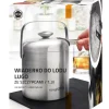 KONIGHOFFER LUGO Wiaderko do lodu ze szczypcami 1,3 L / stal nierdzewna satynowana
