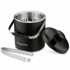 KONIGHOFFER LUGO WIADERKO DO LODU 1,3 L ZE SZCZYPCAMI / CZARNY MAT