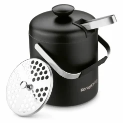 KONIGHOFFER LUGO WIADERKO DO LODU 1,3 L ZE SZCZYPCAMI / CZARNY MAT