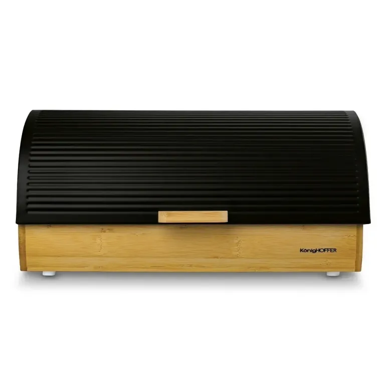 KONIGHOFFER NERO CHLEBAK CZARNY 39X25,5X19 CM BAMBUSOWY