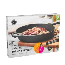 KONIGHOFFER Patelnia żeliwna 24,5 cm / czarna