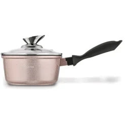 KONIGHOFFER POLLO ROSE GOLD Zestaw garnków z pokrywkami 8 el + 2 nakładki na uchwyty / indukcja