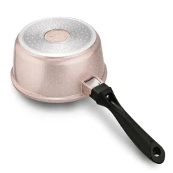 KONIGHOFFER POLLO ROSE GOLD Zestaw garnków z pokrywkami 8 el + 2 nakładki na uchwyty / indukcja