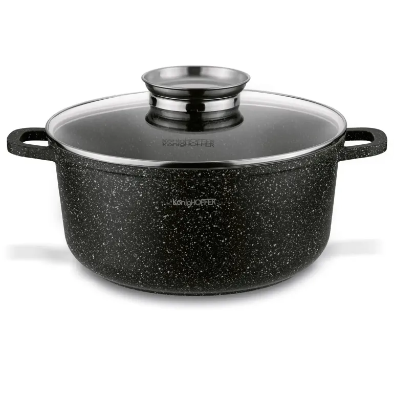 KONIGHOFFER POLLO ZESTAW GARNKÓW 10 EL + 2 NAKŁADKI NA UCHWYTY + 2 PODKŁADKI POD NACZYNIA