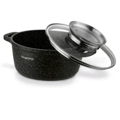 KONIGHOFFER POLLO ZESTAW GARNKÓW 10 EL + 2 NAKŁADKI NA UCHWYTY + 2 PODKŁADKI POD NACZYNIA
