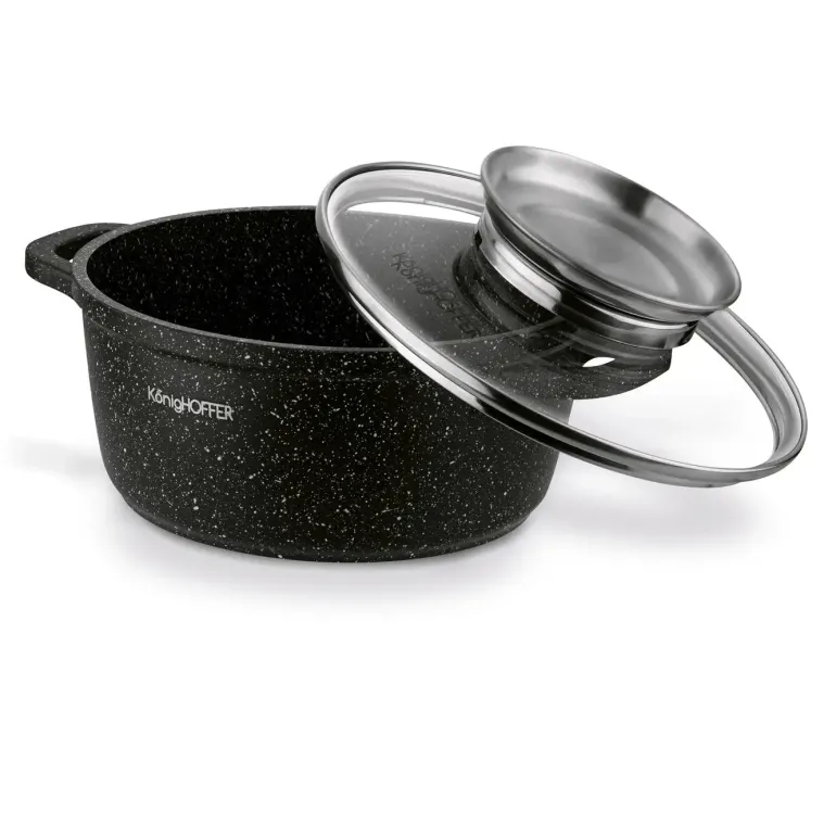 KONIGHOFFER POLLO ZESTAW GARNKÓW 10 EL + 2 NAKŁADKI NA UCHWYTY + 2 PODKŁADKI POD NACZYNIA