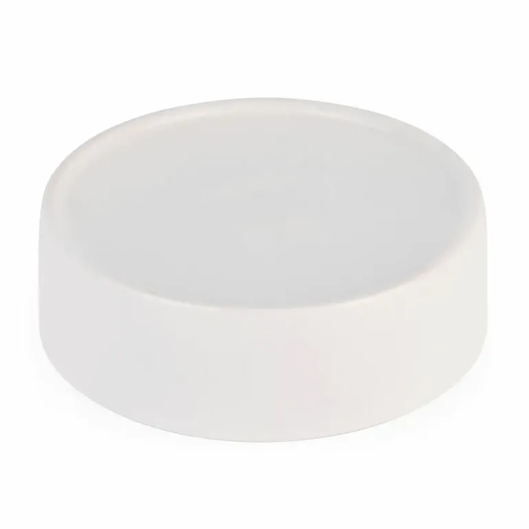 KONIGHOFFER Porcelanowa cukiernica z bambusową pokrywą + łyżeczka / biała / 350 ml