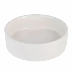 KONIGHOFFER Porcelanowa cukiernica z bambusową pokrywą + łyżeczka / biała / 350 ml