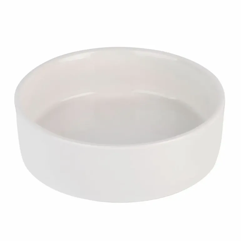 KONIGHOFFER Porcelanowa cukiernica z bambusową pokrywą + łyżeczka / biała / 350 ml