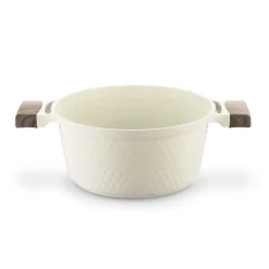 KONIGHOFFER ROSTI GARNEK 4,7 L Z POKRYWKĄ 24 CM KREMOWY / INDUKCJA