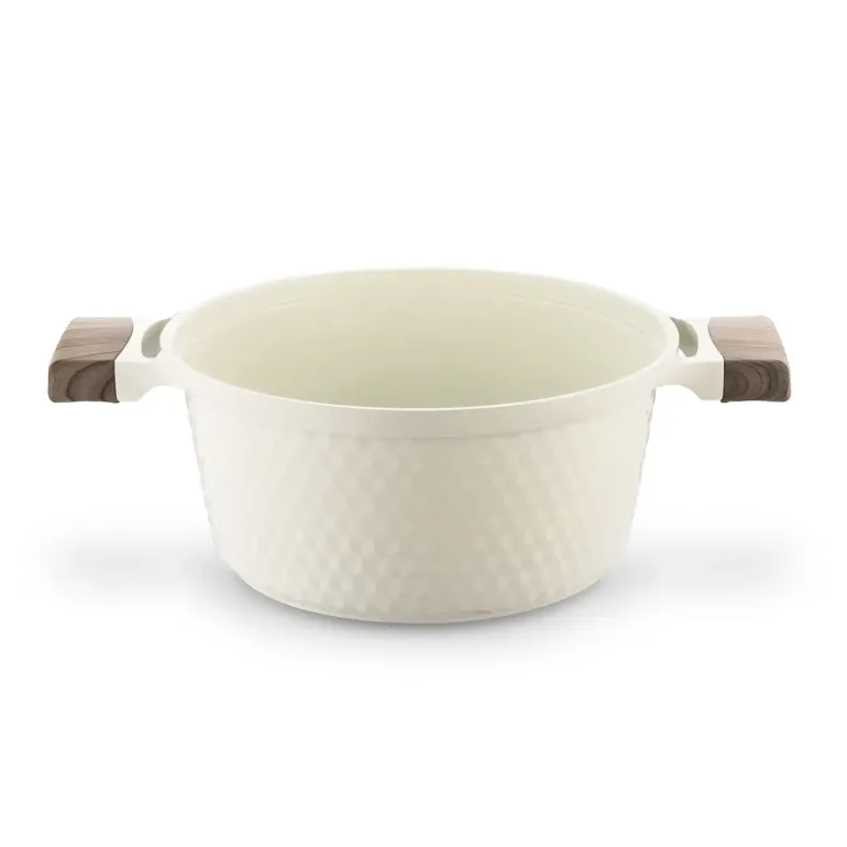 KONIGHOFFER ROSTI GARNEK 4,7 L Z POKRYWKĄ 24 CM KREMOWY / INDUKCJA