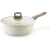 KONIGHOFFER ROSTI PATELNIA 28 CM Z POKRYWKĄ KREMOWA / INDUKCJA