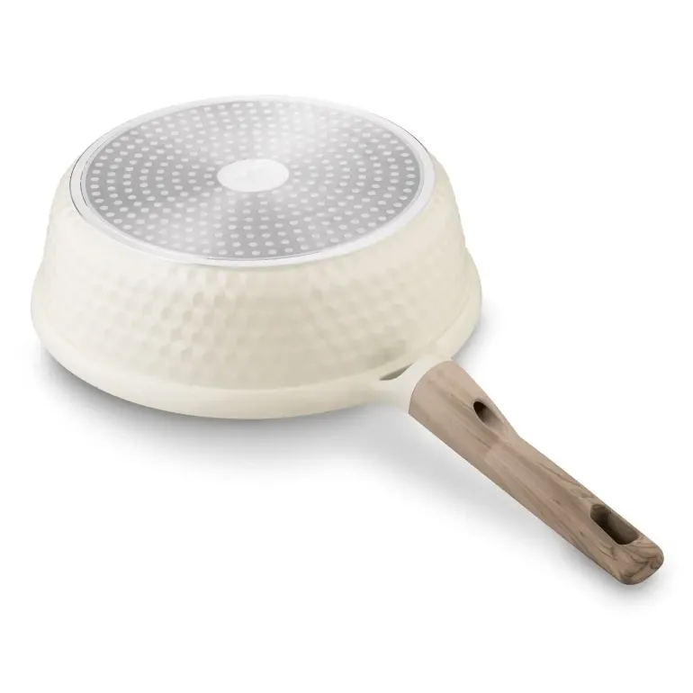 KONIGHOFFER ROSTI PATELNIA 28 CM Z POKRYWKĄ KREMOWA / INDUKCJA