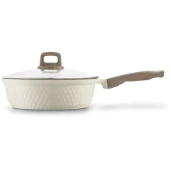KONIGHOFFER ROSTI PATELNIA 28 CM Z POKRYWKĄ KREMOWA / INDUKCJA