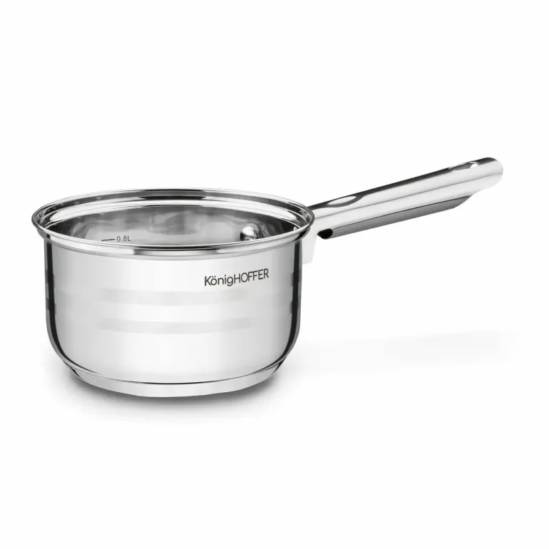 KONIGHOFFER SOLER Zestaw garnków z pokrywkami 10 elementów / stal nierdzewna