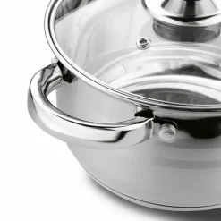 KONIGHOFFER SOLER Zestaw garnków z pokrywkami 10 elementów / stal nierdzewna