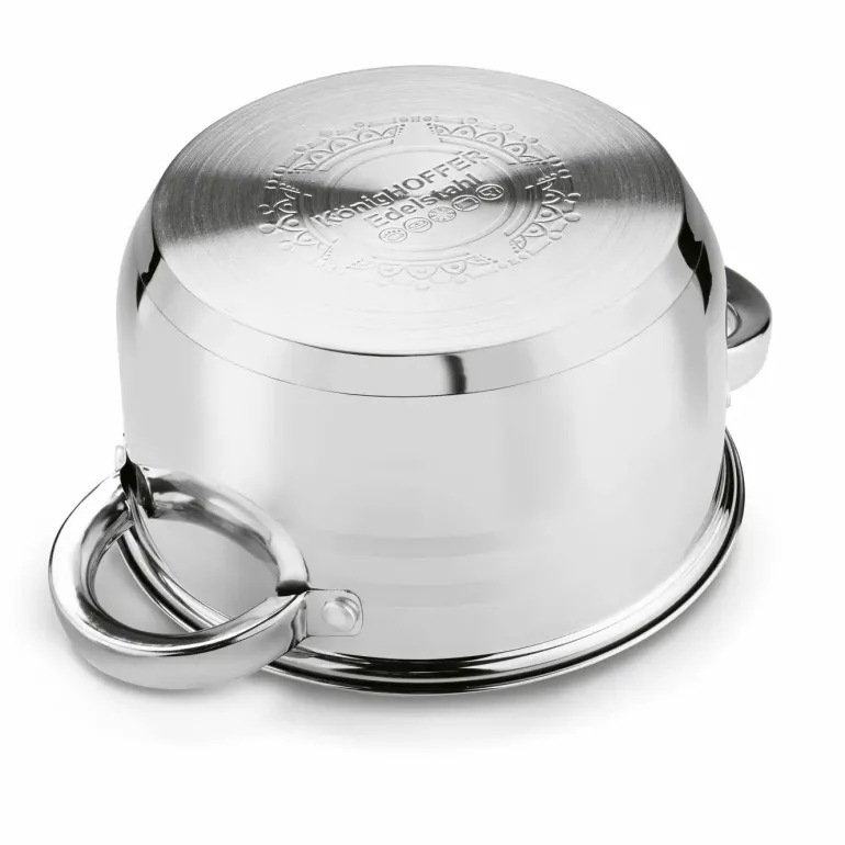 KONIGHOFFER SOLER Zestaw garnków z pokrywkami 10 elementów / stal nierdzewna