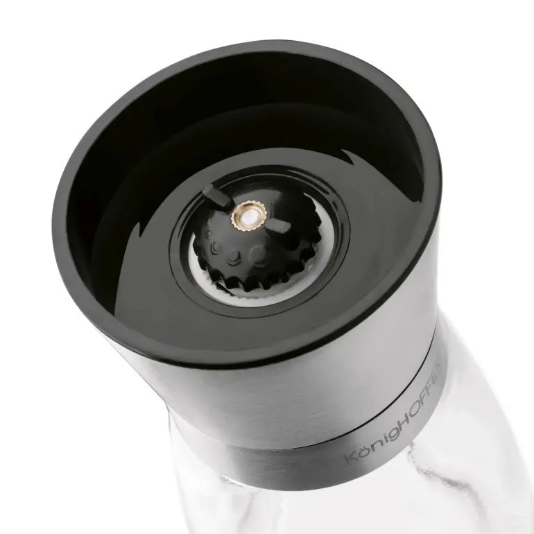 KONIGHOFFER THOR ZESTAW MŁYNKÓW RĘCZNYCH DO SOLI I PIEPRZU 170 ML SREBRNE
