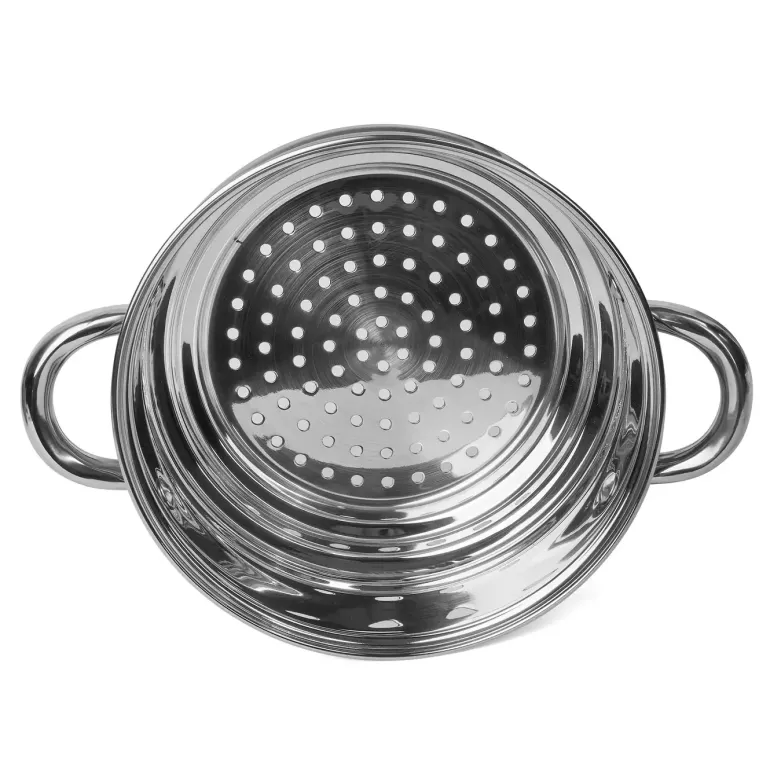 KonigHOFFER Trzystopniowe sitko do gotowania na parze 16/18/20 cm / stal nierdzewna