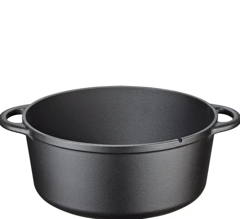 KUCHENPROFI BBQ Garnek żeliwny z pokrywką 2w1 / 5,7 l / FreeForm