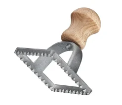 KUCHENPROFI Kwadratowy wykrawacz do ravioli 7 x 7 cm drewno bukowe / FreeForm
