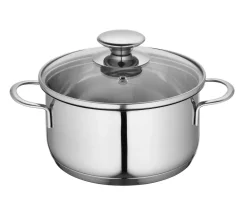 KUCHENPROFI Mini garnek 1,25 l z pokrywką ⌀ 16 cm / stal nierdzewna / FreeForm