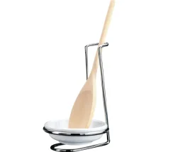 KUCHENPROFI Podstawka na łyżkę / stal nierdzewna, porcelana