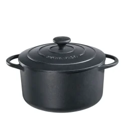 KUCHENPROFI PROVENCE Garnek żeliwny z pokrywką 6,6 L / czarny