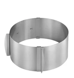 KUCHENPROFI Regulowana obręcz do ciast ⌀ 16-30 cm PATISSIER / stal nierdzewna / FreeForm
