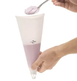 KUCHENPROFI Rękaw silikonowy + 9 końcówek do dekoracji ciast / FreeForm
