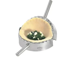 KUCHENPROFI Zaciskacz / wykrawacz do pierogów ⌀ 12 cm / stal nierdzewna / FreeForm