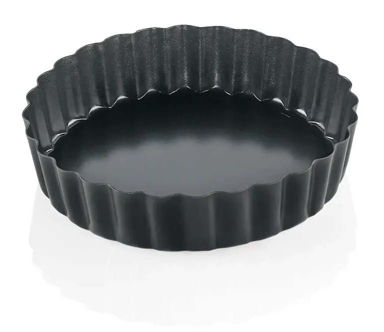 KUCHENPROFI Zestaw 4 foremek do tartaletek ⌀ 11,5 cm PATISSIER czarne / FreeForm