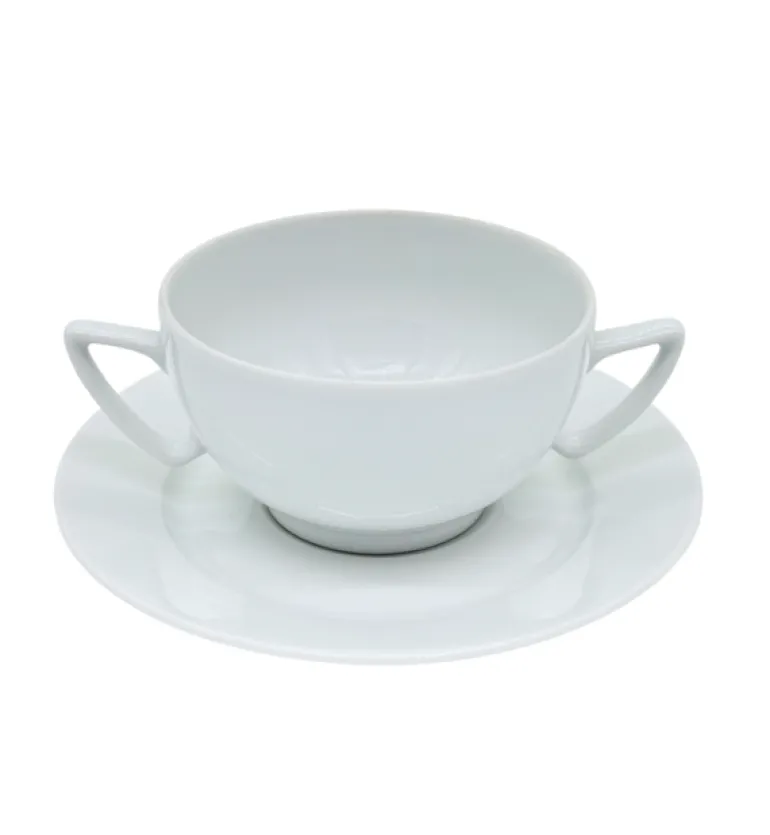 LUBIANA AMBASADOR Bulionówka 300 ml + spodek 16 cm | porcelana zmywarka