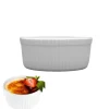 LUBIANA AMERYKA Czarka / salaterka z relifem ø 11,5 cm / porcelana