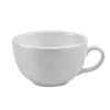 LUBIANA AMERYKA 0107 Filiżanka 350 ml ze spodkiem 16,5 cm / porcelana biała