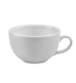 LUBIANA AMERYKA 0107 Filiżanka 350 ml ze spodkiem 16,5 cm / porcelana biała