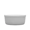 LUBIANA AMERYKA 12 x Czarka / salaterka z relifem ø 11,5 cm / porcelana