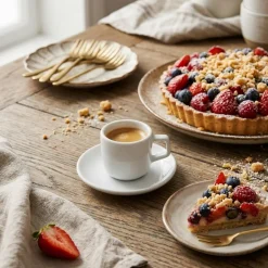 LUBIANA ANKARA Filiżanka do espresso 100 ml ze spodkiem 12 cm x 12 sztuk | biała porcelana luz