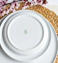 LUBIANA ANKARA | Serwis obiadowy 54 el dla 18 osób | biała porcelana