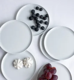 LUBIANA ANKARA | Serwis obiadowo - kawowy 30 el dla 6 osób | biała porcelana