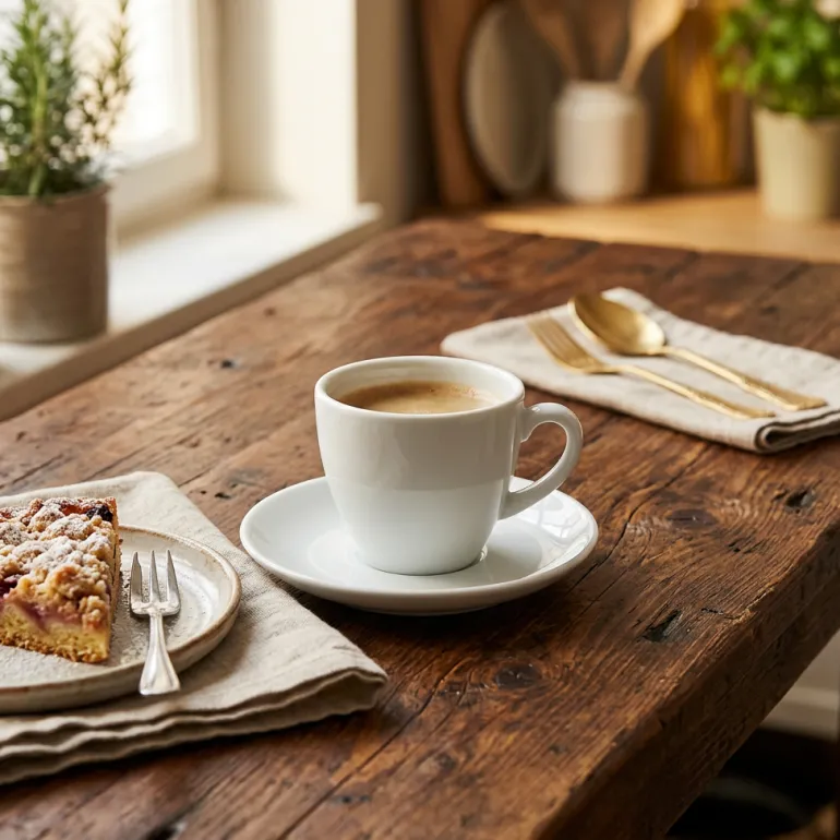 LUBIANA BISTRO / NANA Filiżanka 100 ml + spodek 12 cm / porcelana