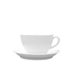 LUBIANA BISTRO / NANA 6x Filiżanka 400 ml + spodek 17 cm / porcelana