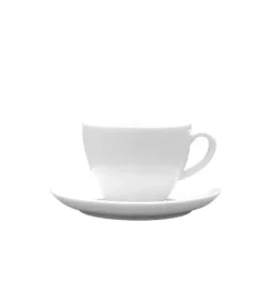 LUBIANA BISTRO / NANA 12x Filiżanka 200 ml + spodek 14,5 cm / porcelana