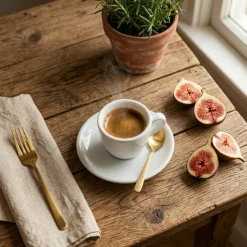 LUBIANA BISTRO / NANA 12x Filiżanka 100 ml + spodek 12 cm / porcelana