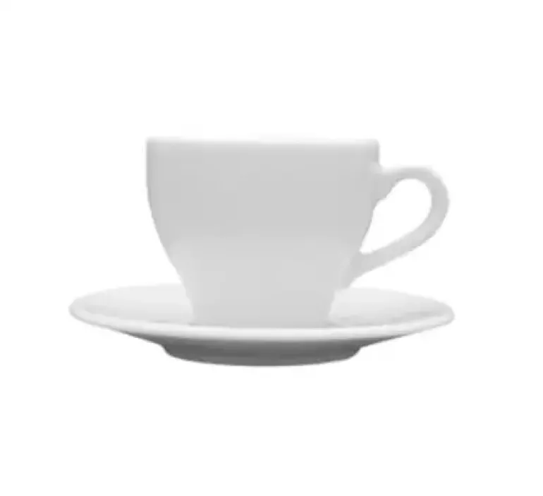LUBIANA BISTRO / NANA 6x Filiżanka 100 ml + spodek 12 cm / porcelana