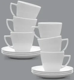 LUBIANA BOSS BEATA DOROTA Komplet Filiżanka 350 ml + spodek 17 cm / 6 os / 12 el